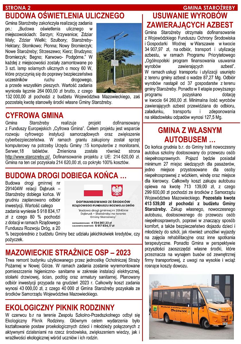 Gminna Gazetka Staroźreby - Grudzień 2023