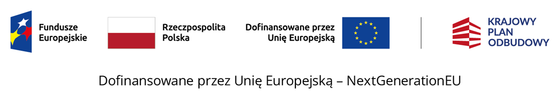 Dofinansowane przez Unię Europejską – NextGenerationEU