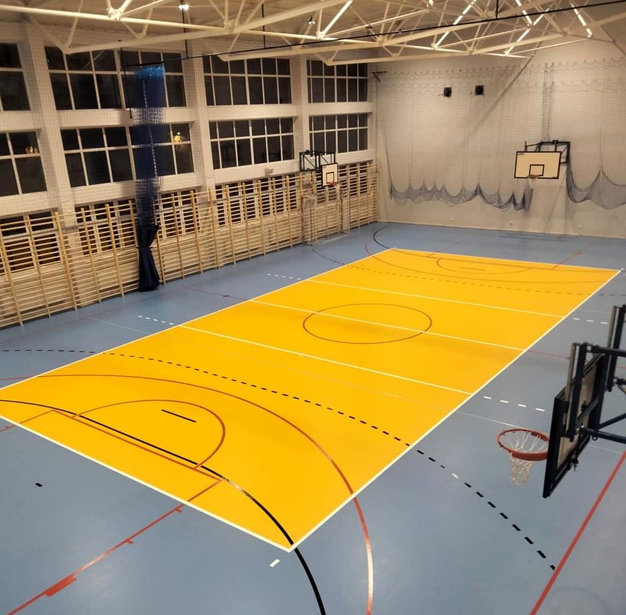 REMONT SALI SPORTOWEJ PRZY SZKOLE PODSTAWOWEJ W NOWEJ GÓRZE
