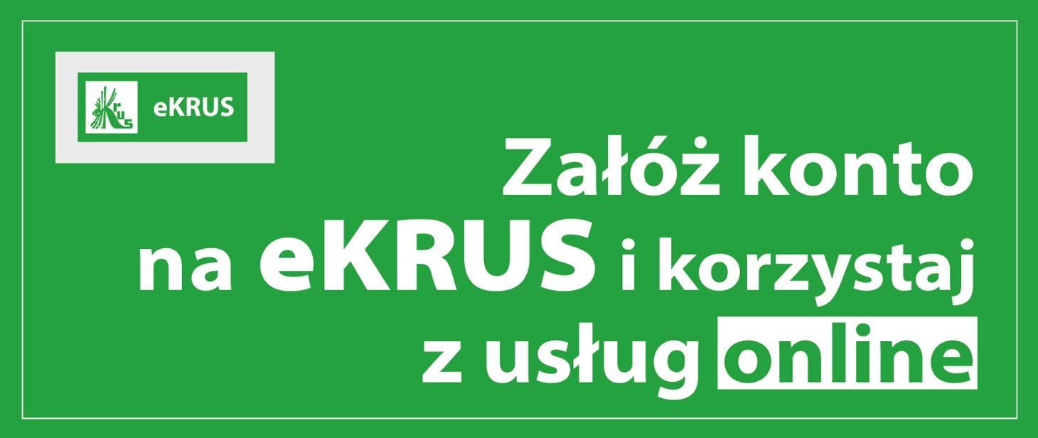 Załóż konto na eKRUS!