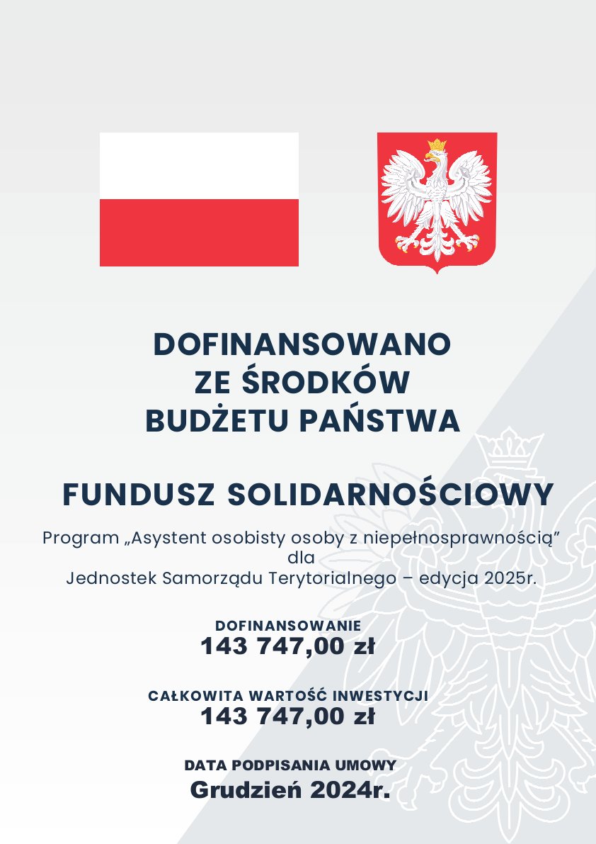 Program „Asystent osobisty osoby z niepełnosprawnością” - edycja 2025