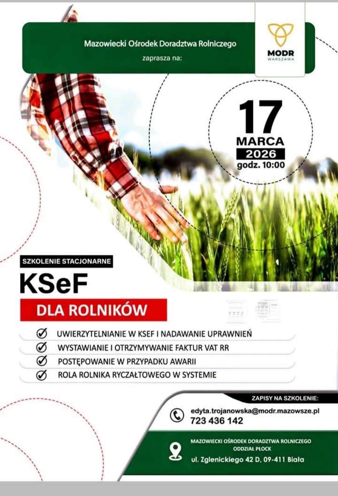 Szkolenie z KSeF dla Rolnik&oacute;w